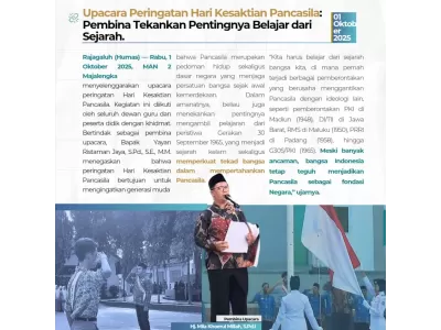 Mandaka News, 01 Oktober 2025