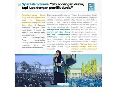 Mandaka News, 16 Agustus 2025