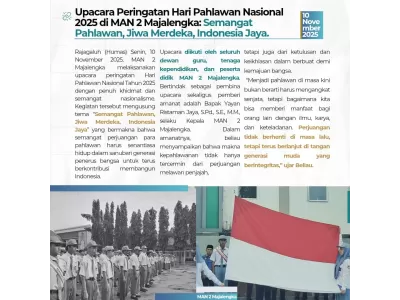 Mandaka News, 10 November 2025